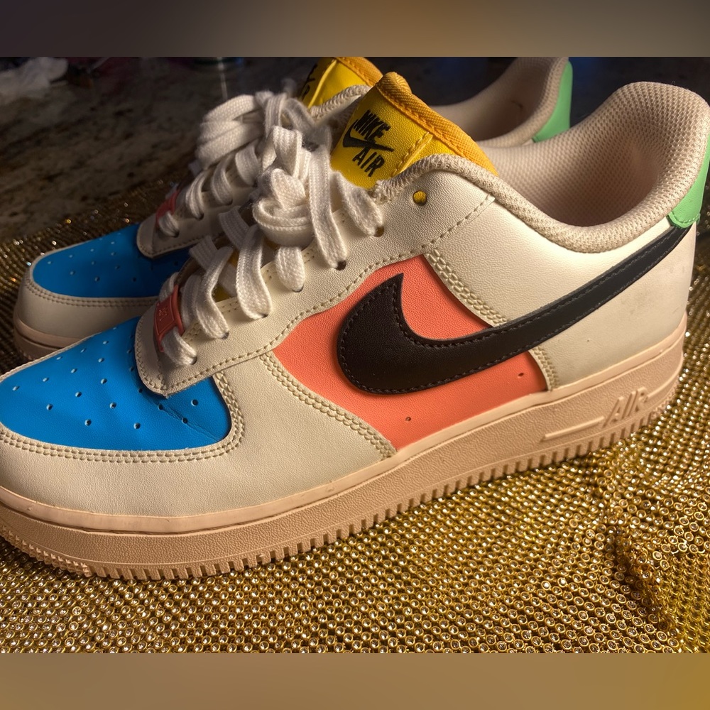 Nike Air Force 1 Low 07 Multi-Color & Sail 8